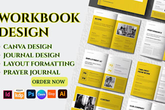design editable workbook design, layout formatting, redesign prayer journal