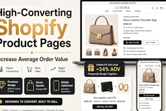 design high converting shopify product pages, graphics that increase order value