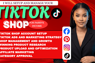 setup tik tok shop, tik tok affiliate and tiktok shop ads
