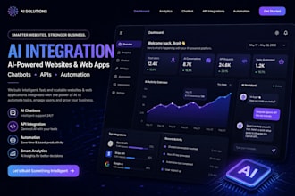 integrate ai features int your website or webapp