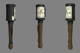 make 3d assets and props