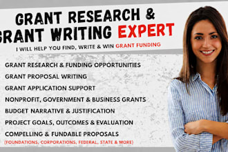 do grant research grant proposal writing, grant submission, 501c3 non profit reg