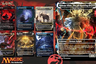design custom mtg tcg card art fantasy illustration edh tabletop game card