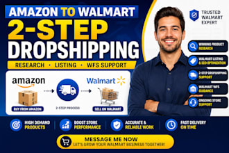 do amazon to walmart 2 step dropshipping and walmart wfs