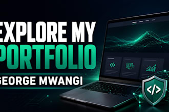 create a modern custom portfolio website for you