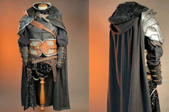 do 3d cosplay model, 3d cosplay helmet, armor, props, weapons for 3d printing
