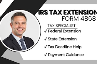 file irs form 4868 tax extension and state tax extension