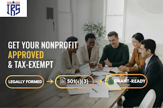 do nonprofit registration, obtain 501c3 tax exempt, ein,  reinstate revoked 501