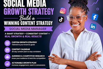 social media marketing manager strategy content creator social media growth