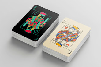 design custom playing card hallow playing card deck pocker card 54 playing card