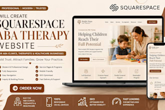 design fix squarespace therapy website aba therapy website mental health website
