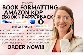 proofread edit and format christian ebook self help book for KDP self publishing