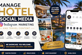 manage hotel social media instagram marketing and travel content