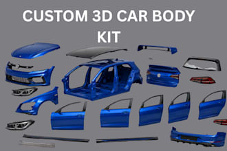 create custom car body kits, widebody kits and 3d vehicle models