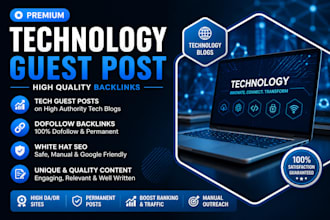 publish article on tech blog with saas guest post backlinks on USA UK websites