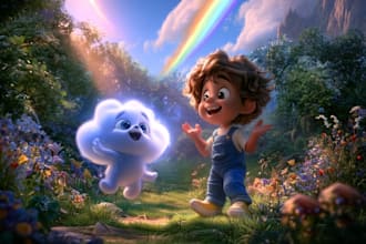 create beautiful ai illustrations for childrens books
