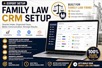 setup family law crm lawmatics clio grow mycase smokeball ceven practicepanter