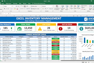 create an excel stock management system