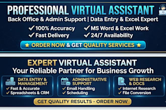 be your professional virtual assistant