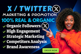 do crypto twitter x marketing and nft promotion for organic followers growth