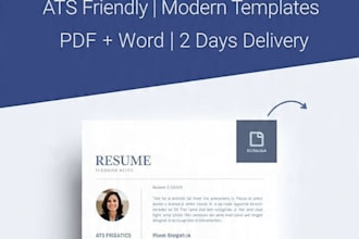 design professional CV and resume in canva