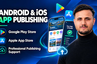 publish android or IOS app on google play or app store