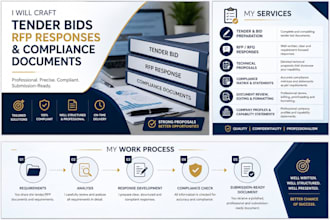 craft tender bids, rfp responses and compliance documents