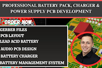 design battery pack lead acid battery lithium battery design power supply pcb