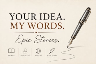 write creative stories,dnd character backgrounds, world building and fanfiction
