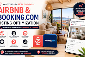 optimize your airbnb and booking com listing for more bookings