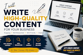 create high quality content for your business