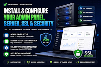 install and configure your admin panel with xtream ui, xui one, ssl security