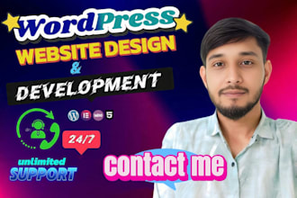 professional wordpress website development with elementor