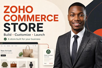 build and customize your zoho commerce online store