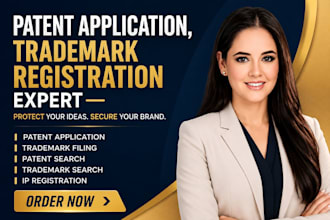 be patent application, trademark registration consultant