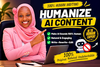 write,rewrite and humanize ai article,ai blog post humanize, ai humanize content