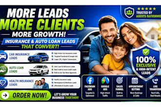 be your car insurance, auto loan insurance health insurance social media manager