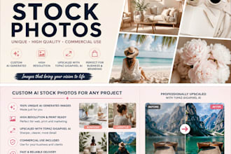 create custom ai stock photos for your business using midjourney