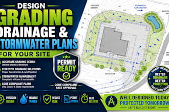 design grading drainage and stormwater plans for your site