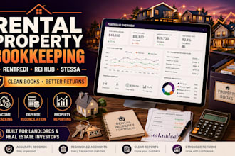 manage rentredi, rei hub and stessa rental property bookkeeping