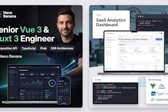 use vuejs and nuxtjs to build your web applications