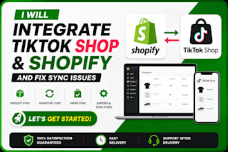 integrate tiktok shop with shopify and fix product sync issues