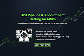 b2b appointment setting and qualified meetings for msp and IT