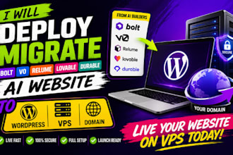 deploy migrate bolt v0 lovable relume durable ai website to vps domain wordpress