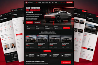 build wordpress car dealership auto dealer car inventory vehicle listing website