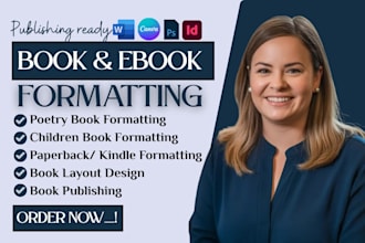 poetry book formatting children book formatting paperback formatting amazon kdp