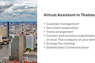 be your virtual assistant in thailand