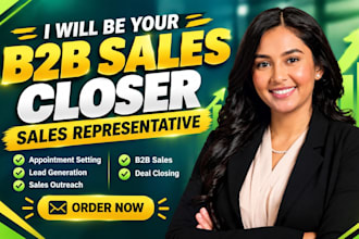 be your b2b sales closer sales representative commission based sales closer