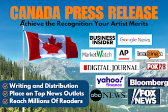 seo canada press release writing, and canada press release distribution