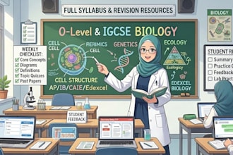 be your expert online biology tutor for igcse and o levels